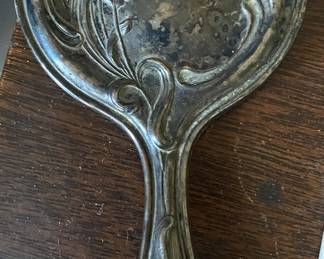 Small Sterling Hand Mirror