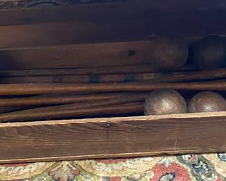 Old Croquet Set