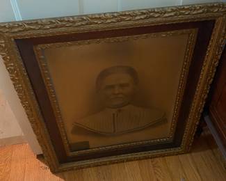 Early Gesso Framed Photograph