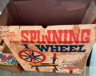 Remco Little Red Spinning Wheel