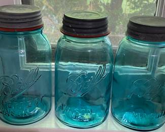 Blue Ball Jars