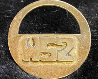 Sterling Leonore Doskow Modernist Brooch