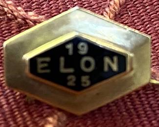 10K Gold 1925 Elon Button