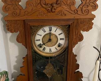 Oak Mantle Clock