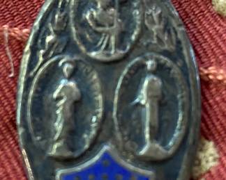 U.S. Military Catholic Sterling Pendant