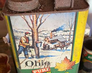 Ohio Pure Maple Syrup Can