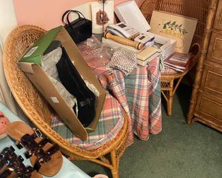 Wicker Table and Chairs