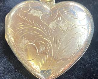 Large Sterling Heart Locket