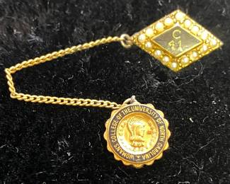 1941 Woman's College of UNC Pin 