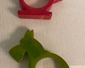 Bakelite Napkin Rings