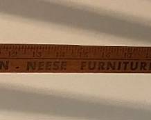 Old Morrison Neese Furniture Company Greensboro N.C. Advertising Yardstick
