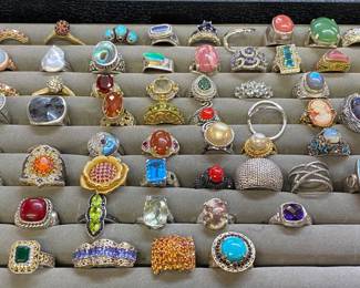 Sterling Silver Designer Rings