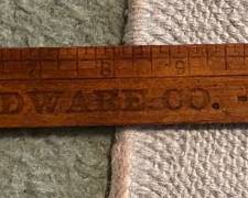 Early Crutchfield Hardware Yard Stick Thomasville, N.C.