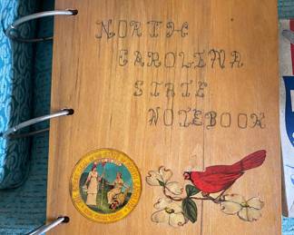 Vintage North Carolina State Scrapbook