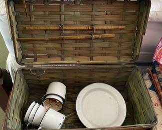 Picnic Set with Enamelware