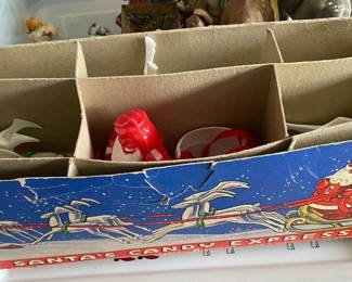 Vintage Santa's Candy Express with Box