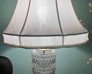 Cut Glass Table Lamp