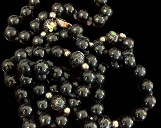 Vintage Cloissone Beaded Necklace