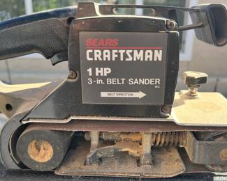 Craftsman 1 HP 3" Belt Sander