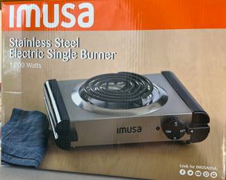 Imusa Stainless Electric Single Burner
