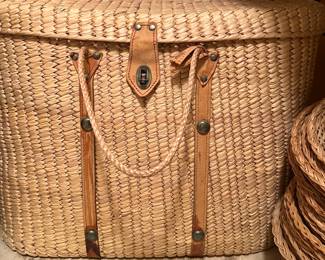 Wicker Picnic Basket or Beach Bag
