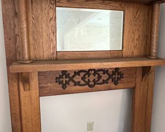 Mantle with  mirror