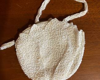 Vintage beaded clutch purse
