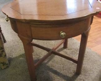 One of two really nice lamp/end tables.