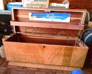 Cavalier cedar chest. There is one more cedar chest that has not been pictured as of this date.