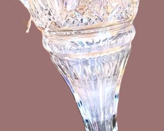 WATERFORD CRYSTAL PRINCESS VASE 13 INCHES TALL