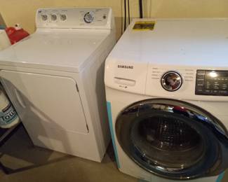Washer and dryer