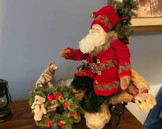 6. Lynn Haney Santa on a Bike