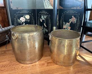 XL BRASS CONTAINERS