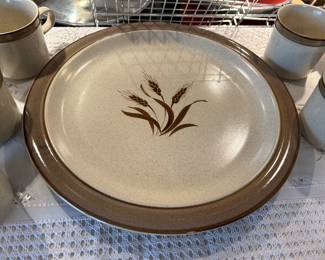 SET OF STONEWARE  Autumn Wheat  DISHES
