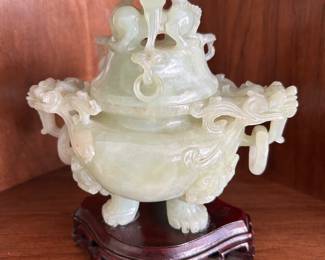 JADE INCENSE BURNER