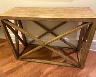 Console table; 48" w x 18" d x 34" t