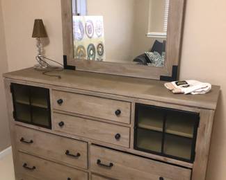 Dresser 64" X 18" dp X 41" inch high plus mirror 