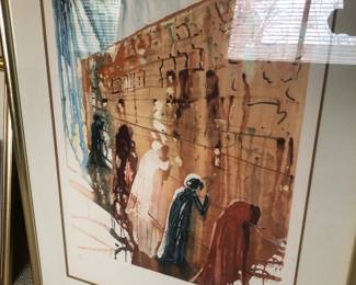 Art - Wailing Wall Jerusalem, Signed and Numbered  