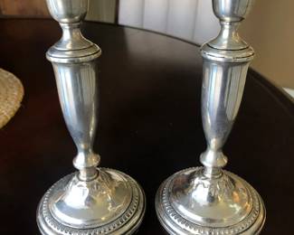 Sterling Weighted Candlesticks 