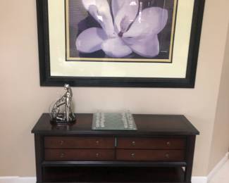 Console 50" X 15" dp X 28.5" high with chess set, Cheetah Silver Sculpture & Art  