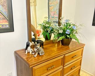 Rattan dresser