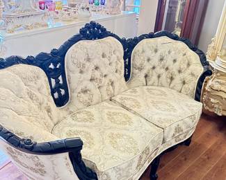 French provincial style loveseat