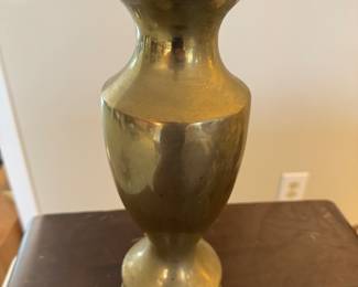Trench Art Brass Vase