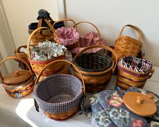 Collection of Longaberger Baskets