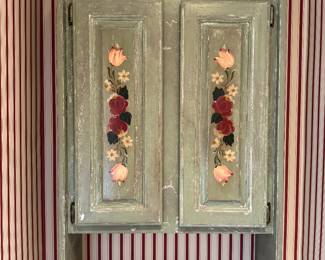 Antique 2 Door Bathroom Cabinet