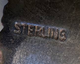 Sterling Silver Necklace with Sterling Silver Pendant & Matching Earrings