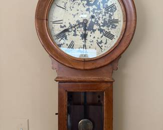 E Howard & Co. Pendulum Wall Clock With Key