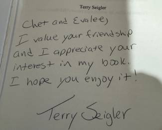 "Rush Creek / Reconciliation" by Terry Seigler Autographed
