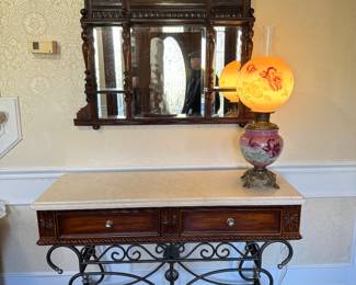 Liz Claiborne 2 Drawer Console Table (46"W x 17"D x 33"H) 