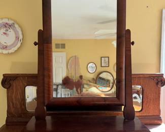 2 Drawer Shaving Mirror (22"W x 8"D x 32"H)